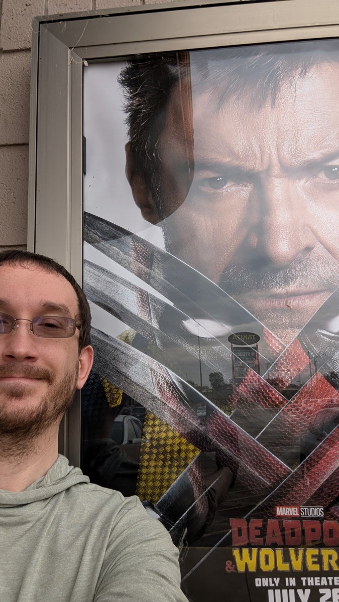 MyNiceIceLife's tweet photo. Seeing #DeadpoolAndWolverine on my birthday by myself. Figure what better way to spend it than with @RealHughJackman and @VancityReynolds on a movie screen. https://t.co/kuuOvcwCD7