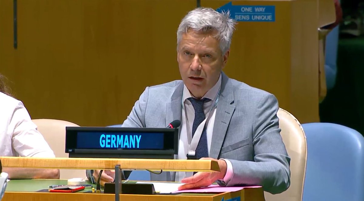 GermanAmbUN_NY's tweet image. On behalf of the coalition #CSET, we advocate for an ambitious outcome of the #SeaLevelRise high-level meeting. More needs to be done in #ClimateAction, for easier access to climate finance &amp;amp; better use of data &amp;amp; early-warning systems 3/3

Full statement: new-york-un.diplo.de/un-en/-/2669338