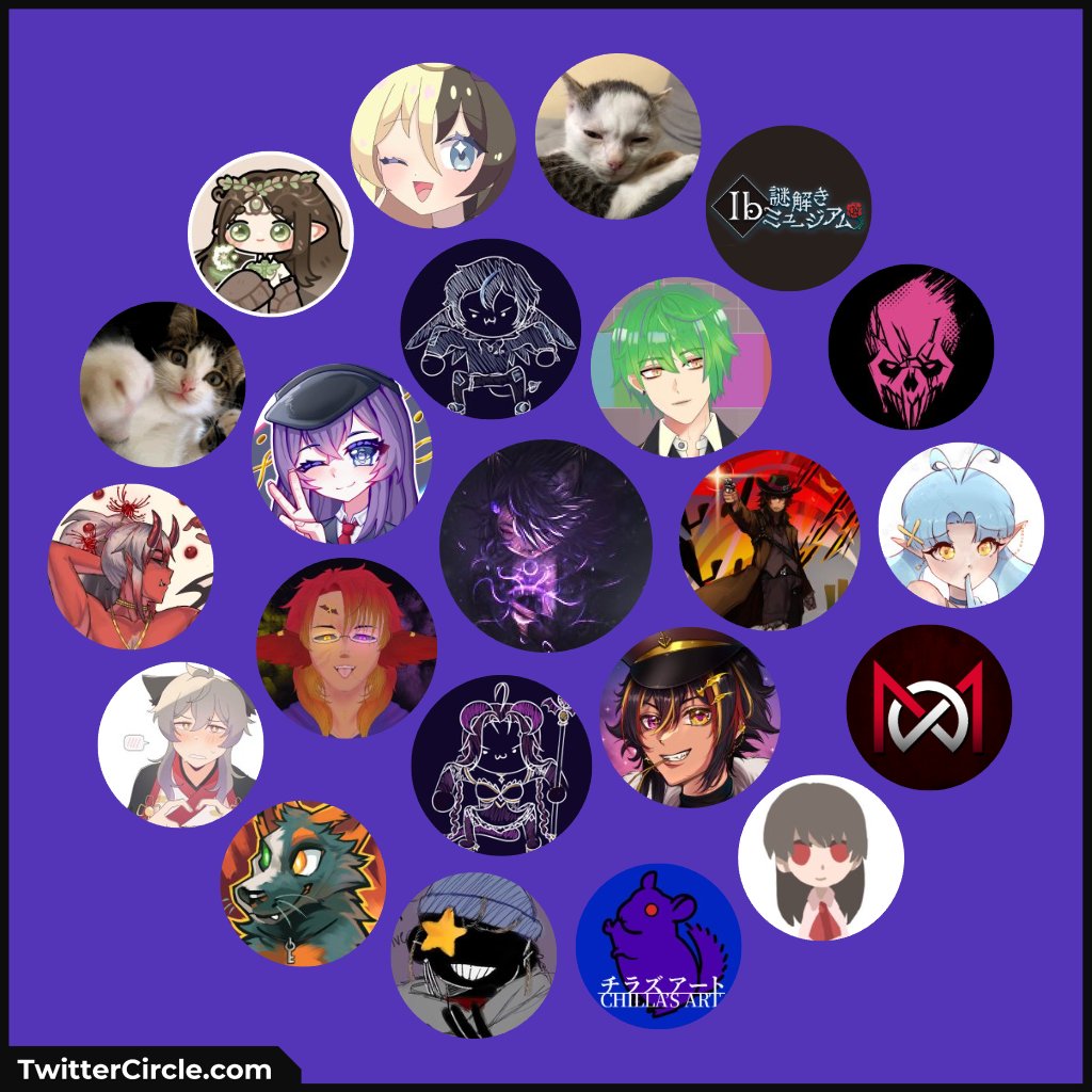 AshinaReynard's tweet photo. Forgot to do this last month but yoooo! 👀

Did you make it onto the circles? Honestly am surprised at them myself! 💜

You all are amazing! Can't wait to get to see more of what you all dooooo! https://t.co/Jhcx5zL53e