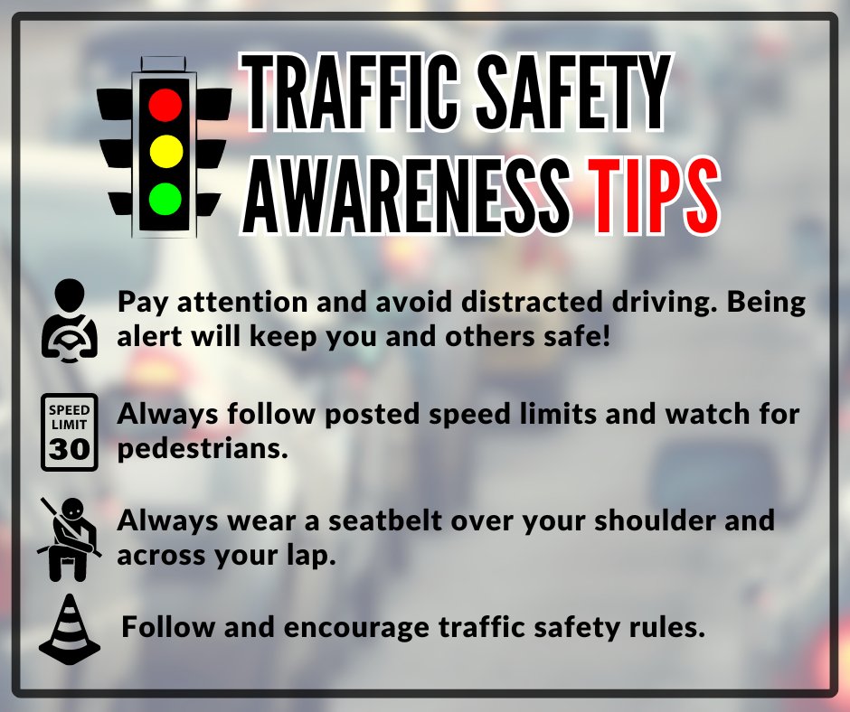 In recognition of National Traffic Safety Month, the Narragansett Police Department reminds the community of important safety tips while driving. Always remember to pay attention while driving, wear your seatbelt and follow speed limits. 🚦🚗

Stay safe, Narragansett!