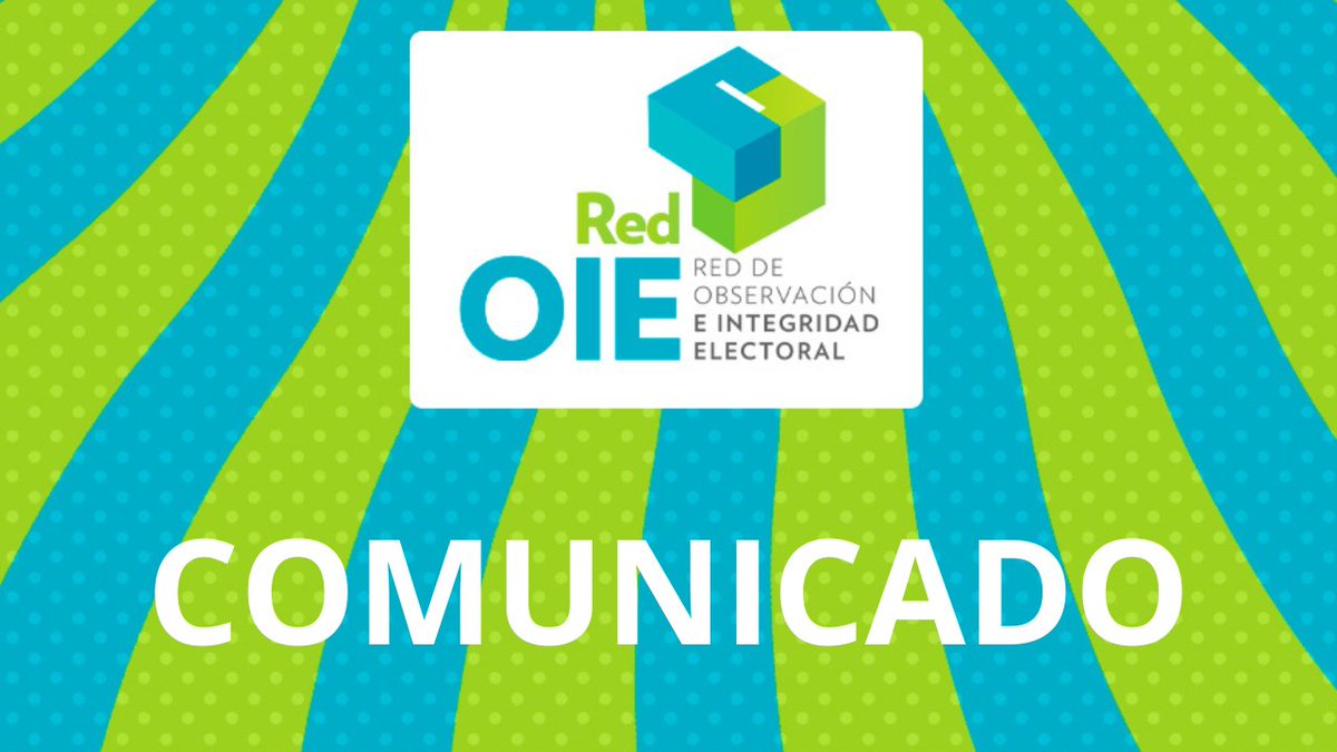 🚨#COMUNICADO 

👉Red OIE expresa su preocupación por la crisis poselectoral en #Venezuela y llama a garantizar transparencia y derechos humanos (🧵)

moe.org.co/red-oie-expres…
