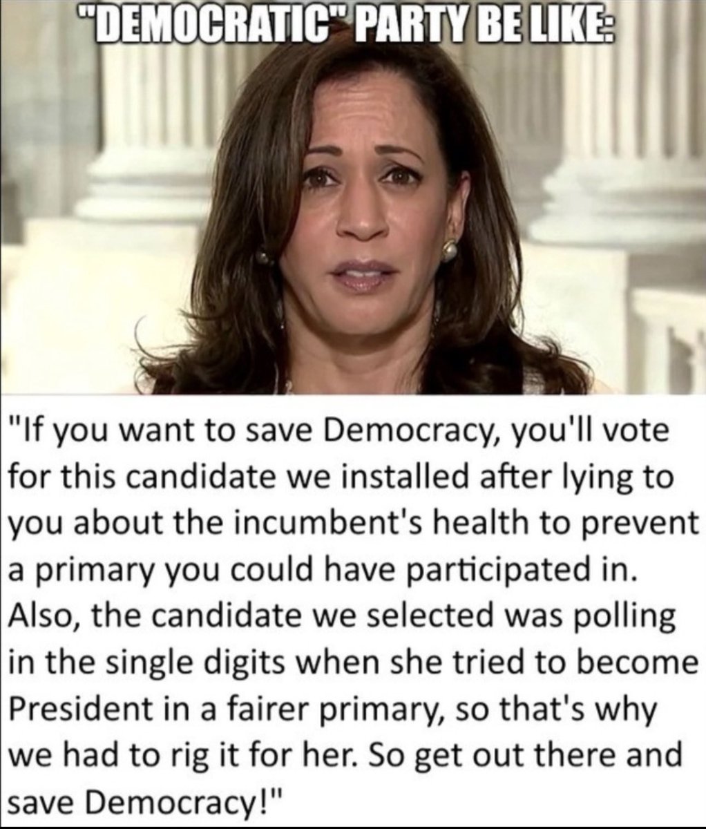 HaterMade379's tweet photo. Every Dem singing democracy yet the hey resort to not voting a candidate in…lol https://t.co/J5YAwIKiTo