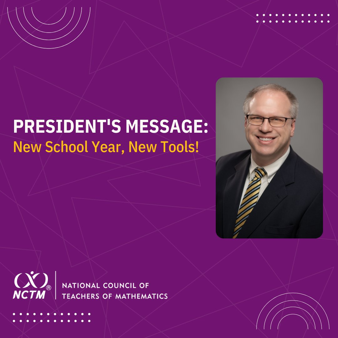"We must consistently look for ways to allow all students access to concepts and geometric manipulatives that allow them opportunities to fully engage in geometric reasoning and sense-making."

Read NCTM President <a href="/kdykema/">Kevin Dykema</a>'s message this month: nctm.link/9YmoV