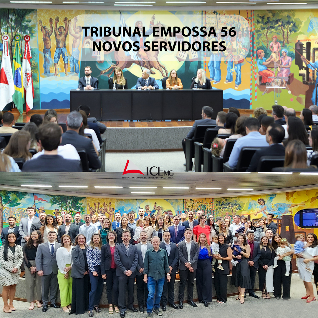 tcemg's tweet photo. O presidente do #TCEMG , Gilberto Diniz, empossou hoje ,01/08, 56 novos servidores para o cargo de analista de controle externo.
Os servidores tomaram posse no cargo de analista de #controleexterno , regido pelo edital 01 de 2018
Saiba mais: https://t.co/TNnqikI7RE https://t.co/ka31JT7CIL