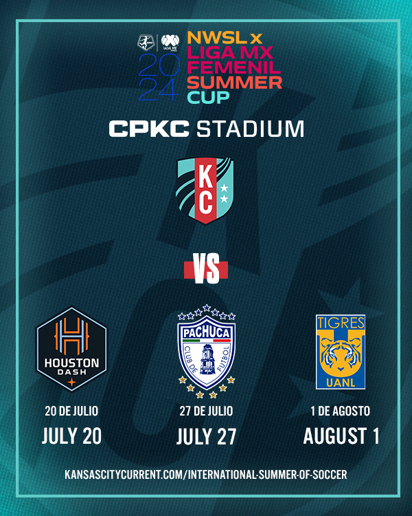 ConsulMexKan's tweet photo. ¡Hoy gran encuentro de la 2024 International Summer Cup con la Liga 🇲🇽 Femenil @TigresFemenil
 🆚@thekccurrent ! ¡No te lo puedes perder!

🗓️jueves 1/ago/2024
⏰7:00pm
📍CPKC Stadium Kansas City, MO @cpkcstadium 

➕ℹ️👇🏼⚽️🥅

#EstoEsTigresFemenil 🐯 #KCBABY https://t.co/07HzbGNBJG