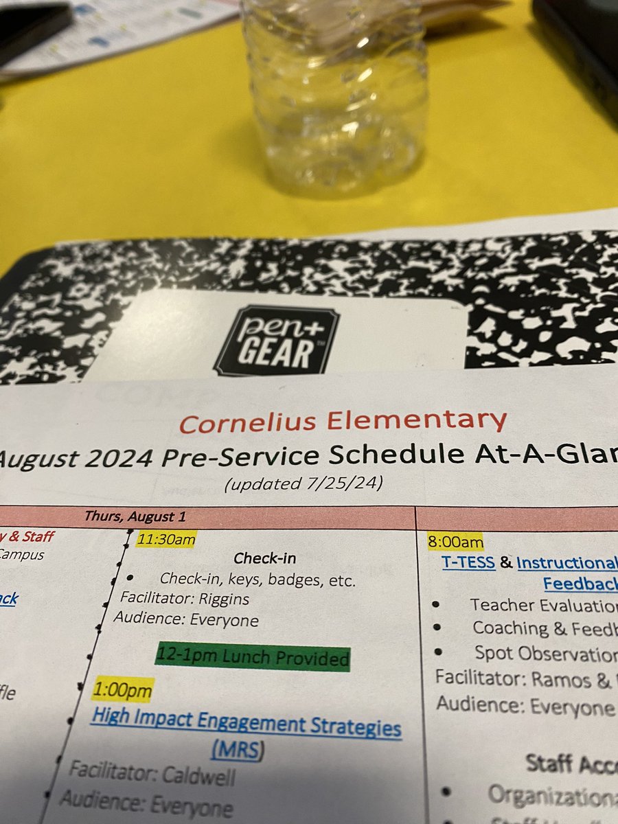 Learning high impact student engagement!!! #CorneliusPreService2024