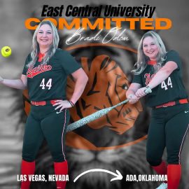 After many days of discussion and thoughts and prayers, I’m thrilled to announce my commitment to East Central University!🧡🖤 Go Tigers!🐅