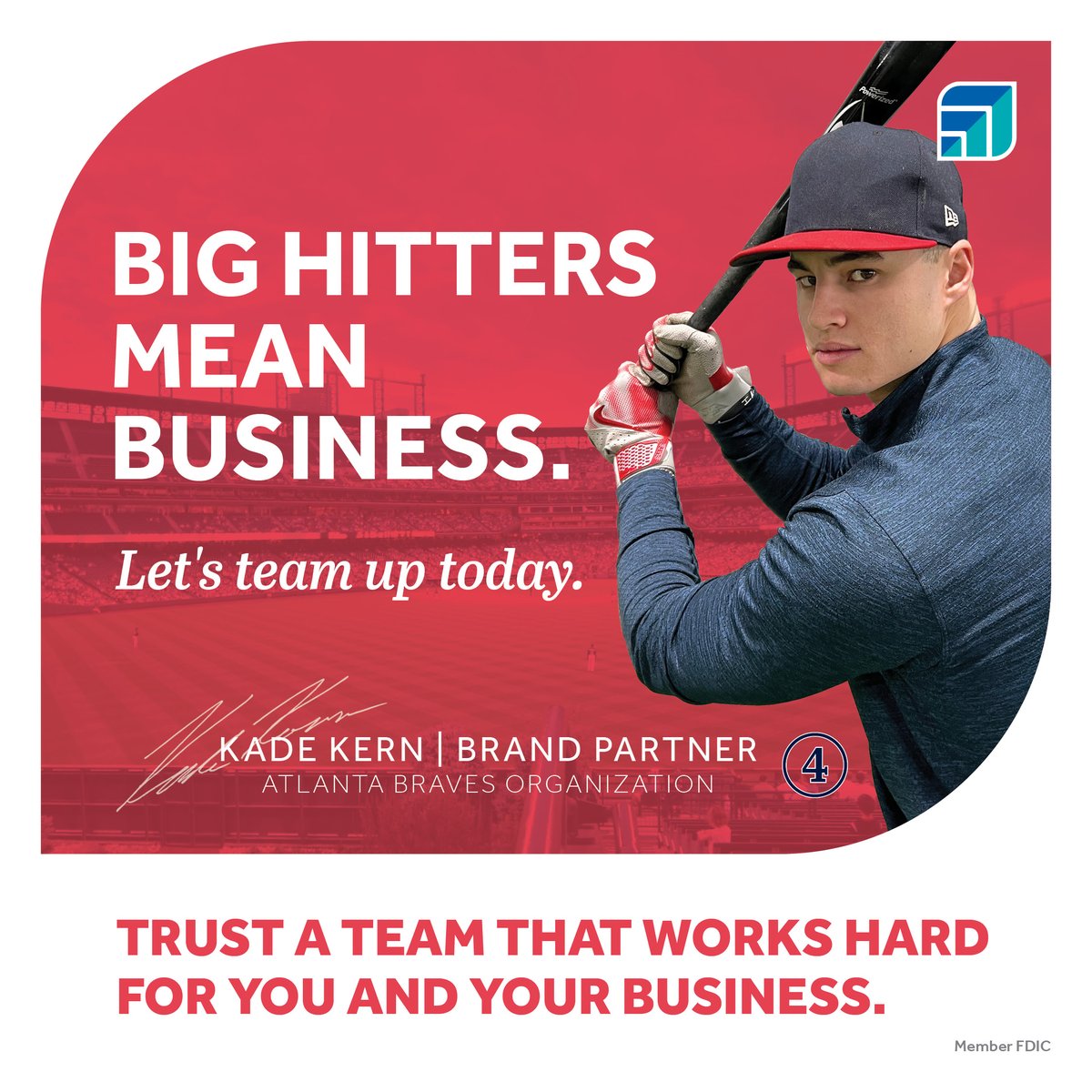 ⚾️💼 At F&amp;M Bank, we bring our A-game to support your business. Like a championship baseball team, we're dedicated, strategic and always aiming for the win. Let us be your MVP in business banking and help you knock your goals out of the park! 🏆️
#businessbanking #fmbank