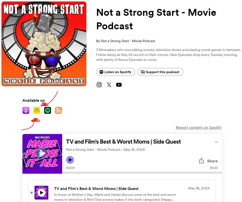 Our show can now be found on <a href="/GoodpodsHQ/">Goodpods</a> YES that means there's no escape! #PodcastAndChill