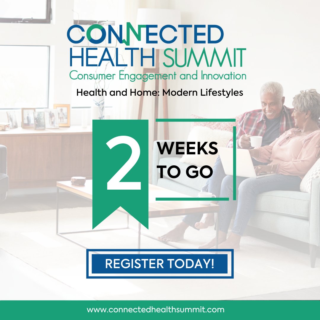 Only 2 weeks away from #CONNHealth24!

📆 THURS, August 15
⏱ 11 AM CT
🔗 Promo code CHSVIRTUALVIP: parksassociates.com/event/connecte…

Explore the latest in health tech and consumer engagement with <a href="/ouraring/">ŌURA</a>, Silvertree, <a href="/Withings/">Withings</a>, @Tonal, &amp;more!
#ParksAssociates #ParksResearch #ParksData