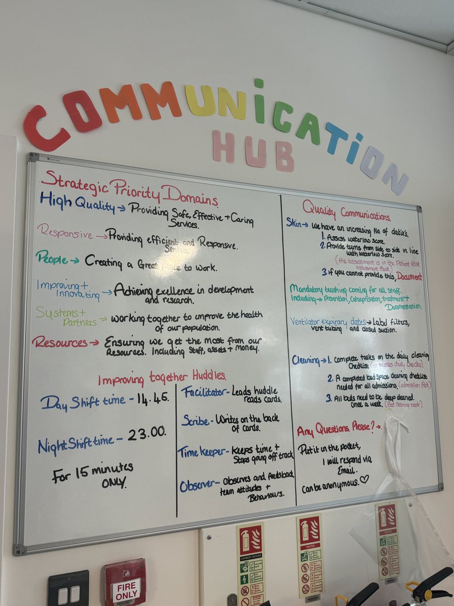 laura8289's tweet photo. Well done to critical care pods 1&amp;2 absolutely smashing their first Improvement huddle today. Well done everyone! #improvingtogether @UHNMQIAcademy @AnnMarieRiley10 @alanpbethell @KatieCheadle1 @hashleyhashley https://t.co/nsdTFEc3KE