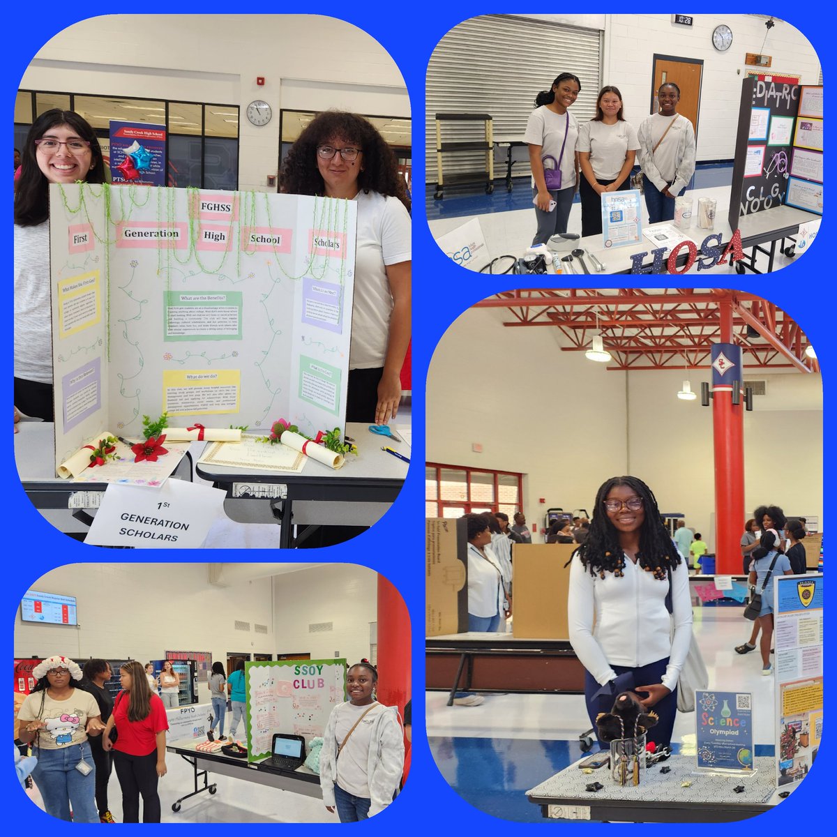 SandyCreekBand's tweet image. A great day at the Creek. Proud of our Marching Band scholars representing student led clubs and organizations. #creeklife #bandgoals #scholars 
 @DrTALarry @athletics_creek @TROliverEDU @cliftonclark33 @Coach_CGreen