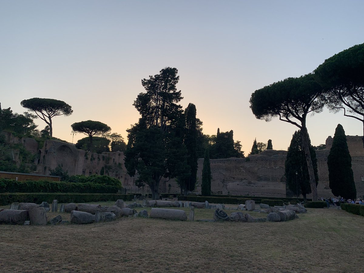 Amazing to be in the Baths of Caracalla for the opening ceremony of the World Congress of Philosophy: