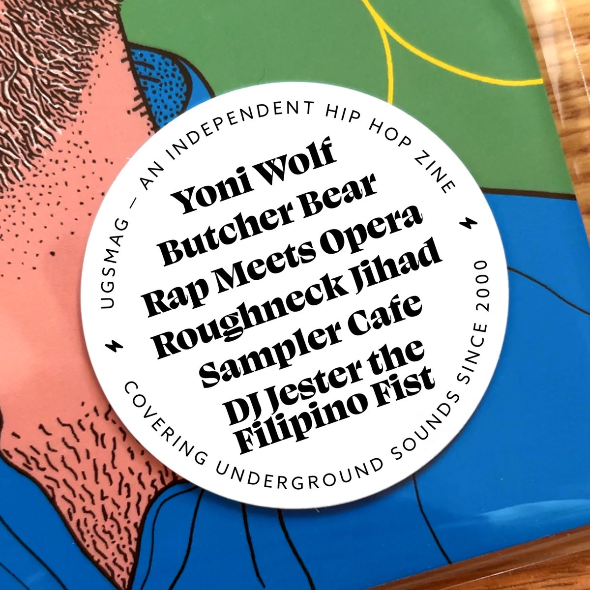 ugsmag's tweet image. UGSMAG Issue 008 out now!
Featuring: Yoni Wolf (@whywithaqmark), Butcher Bear ((@Insect_Records), @roughneckjihad, Sampler Cafe, DJ Jester the Filipino Fist, Rap Meets Opera Article by @WernerWallenrod, and more!
ugsmag.com/product/ugsmag…