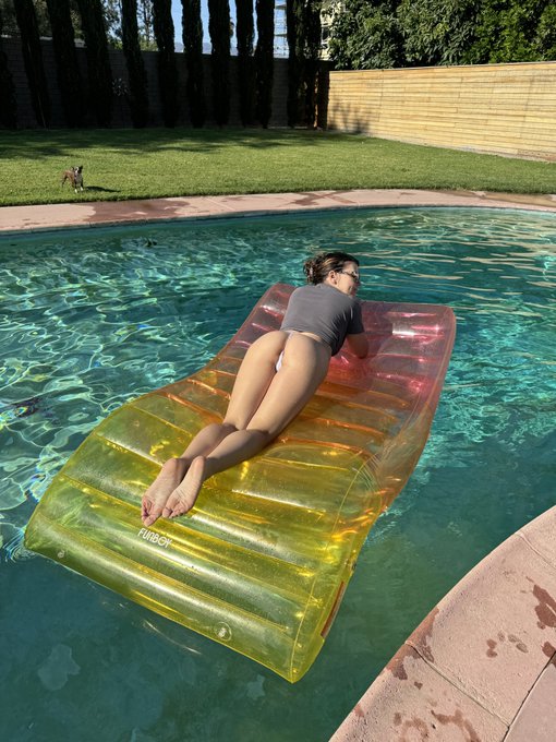 2 pic. Just realized that I have not been swimming in my pool that much this year and I haven’t even
