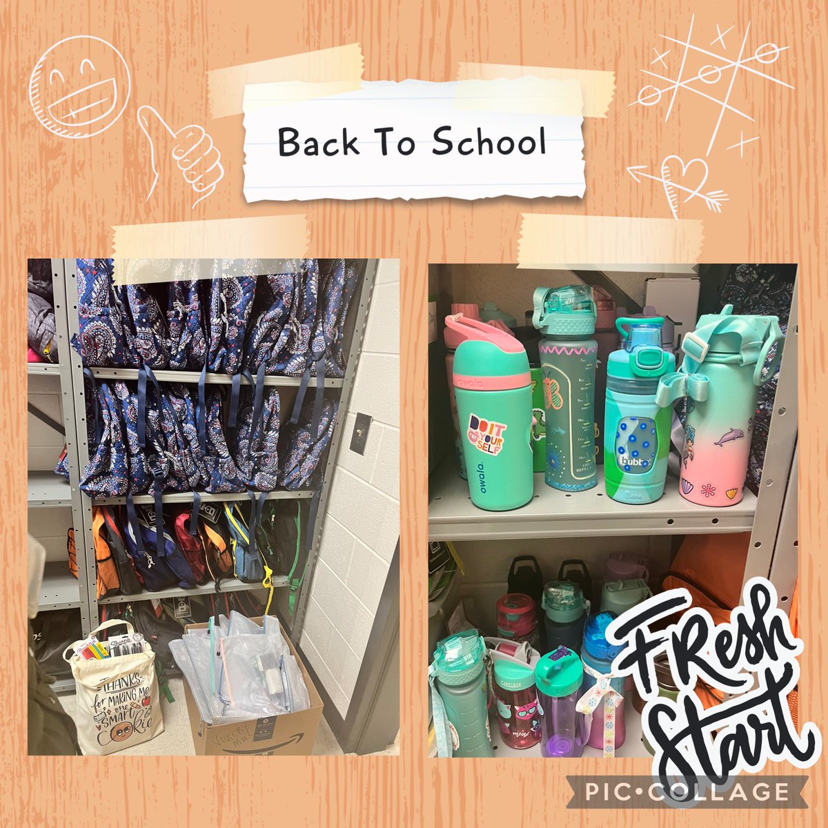 THANK YOU! <a href="/BlessinBackpack/">Blessings in a Backpack</a> generously donated book bags, school supplies &amp; water bottles for <a href="/vickerymill/">Vickery Mill ES</a> students &amp; teachers! <a href="/MrsAlhadeff/">Karin Alhadeff</a>