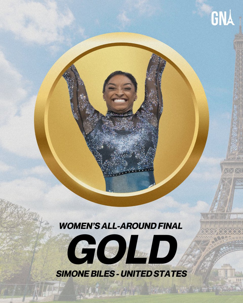 Gymnastics_Now's tweet photo. THE GREATEST OF ALL TIME IS OLYMPIC CHAMPION ONCE MORE! 🐐

#Paris2024 | #ArtisticGymnastics https://t.co/RMp07Vf5Y4