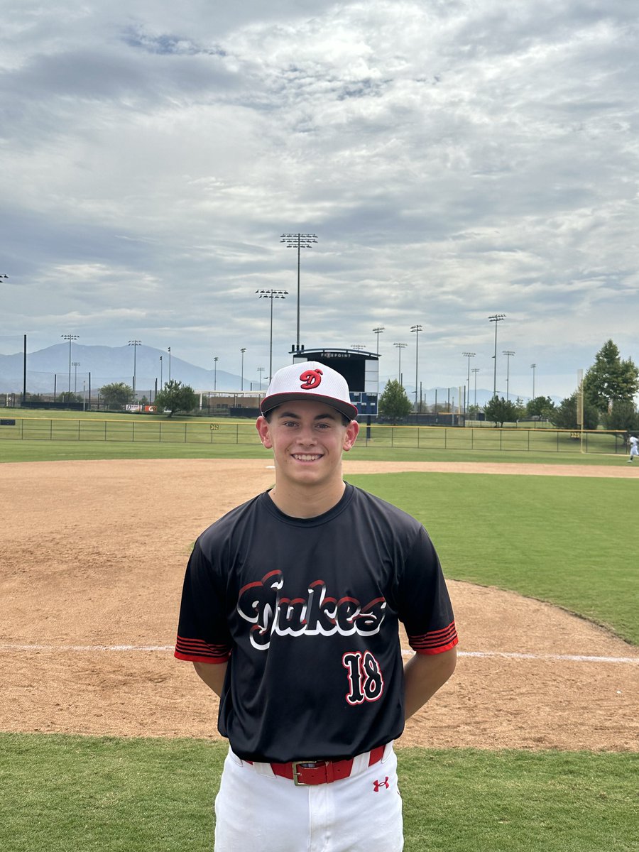 Five Tool California (@fivetoolca) on Twitter photo #FiveToolWest F: <a href="/SoCal_Dukes/">Southern California Dukes Baseball</a> Scout 5, The Boys 210 18U 5
PoG: <a href="/JohanPelayo04/">Johan Pelayo</a> 3-3, 2 2B, 3 RBI, R
Hitter: <a href="/Andrew_Bugarin1/">Andrew Bugarin</a> 2-3, 2B, R
Pitcher: <a href="/kaedenriepl/">Kaeden Riepl</a> 2 IP, 5K, 0H, 0 ER #FiveToolWest F: <a href="/SoCal_Dukes/">Southern California Dukes Baseball</a> Scout 5, The Boys 210 18U 5
PoG: <a href="/JohanPelayo04/">Johan Pelayo</a> 3-3, 2 2B, 3 RBI, R
Hitter: <a href="/Andrew_Bugarin1/">Andrew Bugarin</a> 2-3, 2B, R
Pitcher: <a href="/kaedenriepl/">Kaeden Riepl</a> 2 IP, 5K, 0H, 0 ER