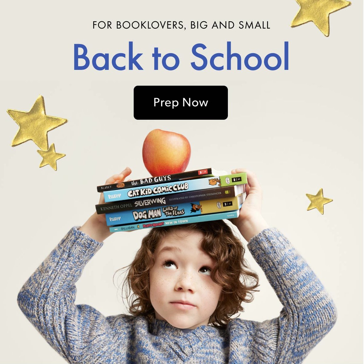 PaulGilligan10's tweet image. Look whose graphic novel is included in that stack upon the child’s head in the Indigo Back to School newsletter …
#plutorocket
