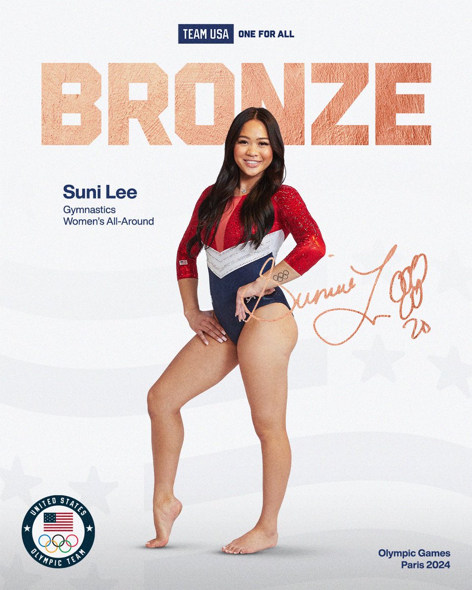 2X OLYMPIC ALL-AROUND MEDALIST SUNI LEE‼️

#ParisOlympics