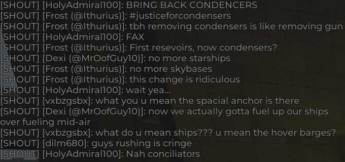 ithurius's tweet photo. I'm not alone. Bring them back. #justiceforcondensers https://t.co/MZq8ahMUH2
