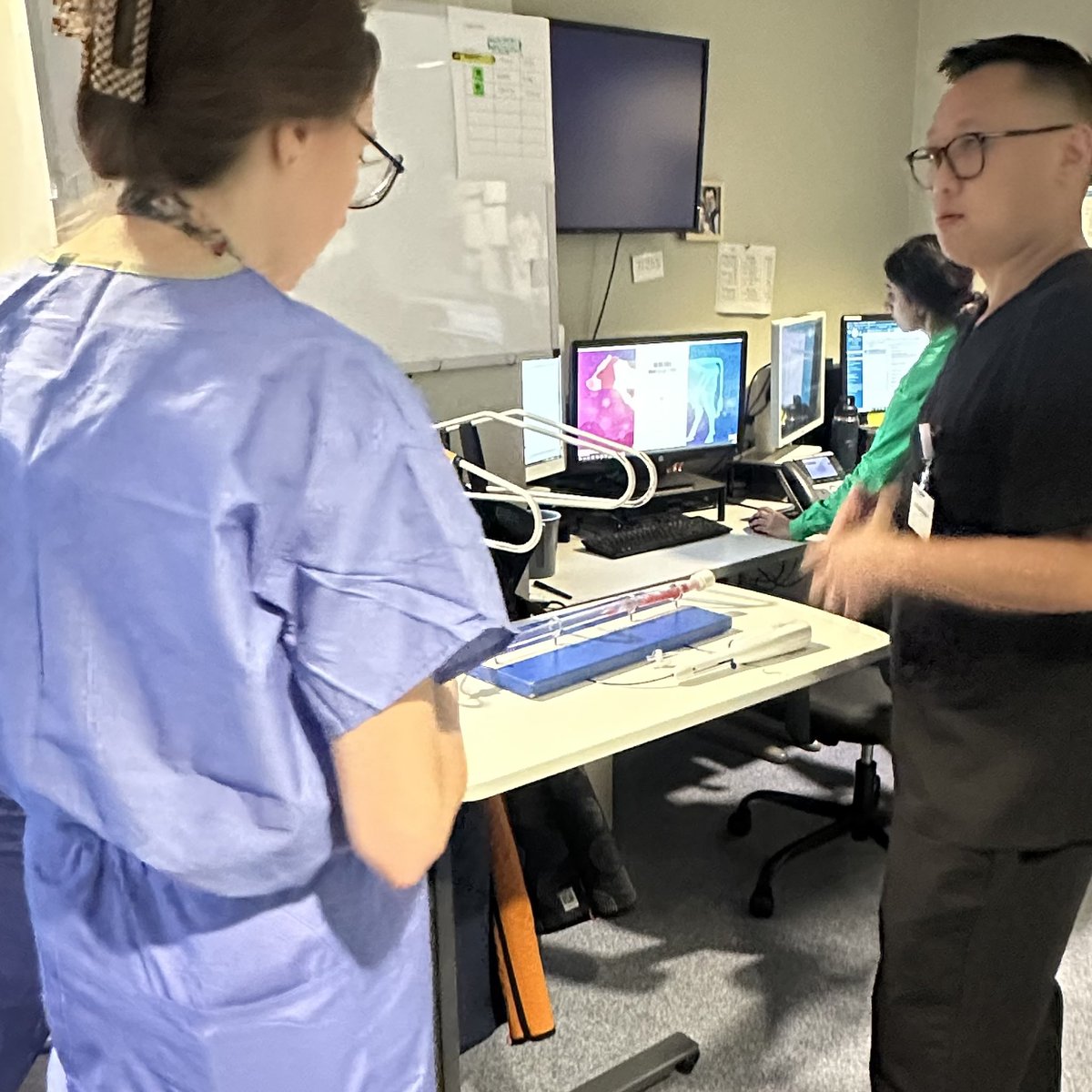 JoeW003's tweet image. Thank you @VIR_RUSH for having @ArgonMedical ARMS hands-on education this morning.  Great meeting the new residents &amp;amp; med students. We had an exciting day learning about mechanical thrombectomy &amp;amp; the need for IVC filter placement &amp;amp; importance of retrieval. #MedEd #ArgonARMS