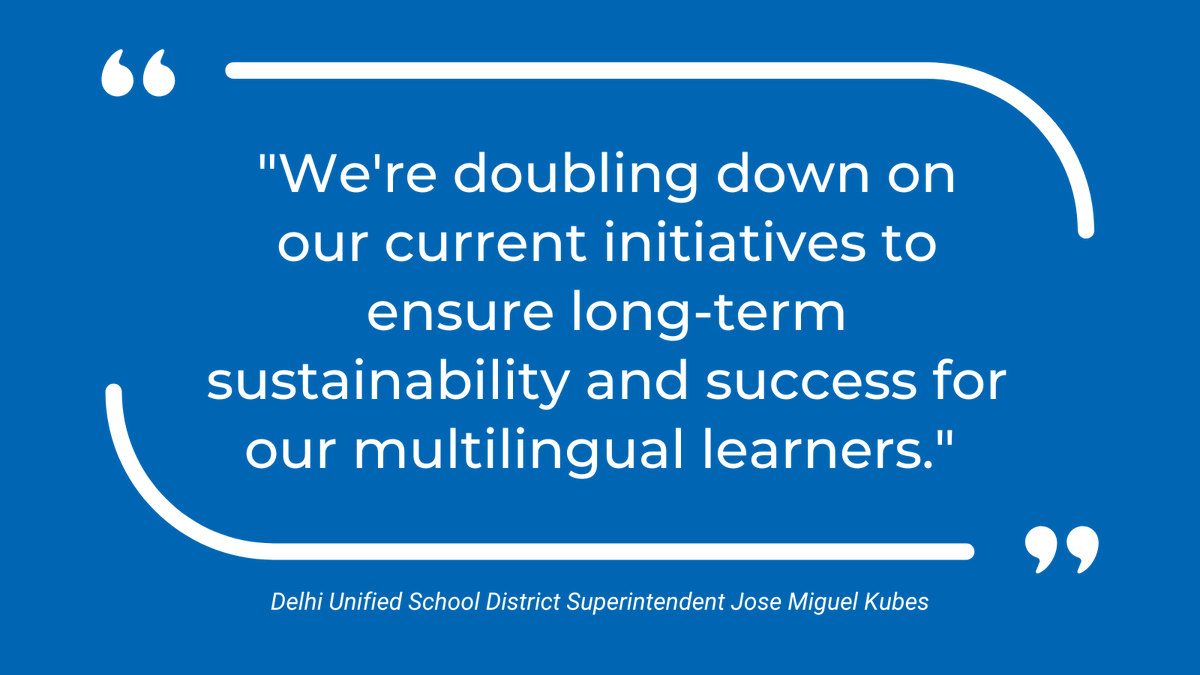 SEAL - Sobrato Early Academic Language (@sealedequity) on Twitter photo <a href="/DelhiUSD/">Delhi_USD</a> Superintendent Jose Miguel Kubes shows us the power of sustainable growth by focusing on the EL Roadmap. Learn how his district is doubling down on existing strengths to foster inclusive, equitable learning environments. Read bit.ly/4fqtcex
<a href="/CommSchoolsLX/">CA Community Schools Learning Exchange</a> <a href="/DelhiUSD/">Delhi_USD</a> Superintendent Jose Miguel Kubes shows us the power of sustainable growth by focusing on the EL Roadmap. Learn how his district is doubling down on existing strengths to foster inclusive, equitable learning environments. Read bit.ly/4fqtcex
<a href="/CommSchoolsLX/">CA Community Schools Learning Exchange</a>