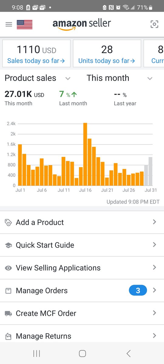 Was hoping to be a little higher than this for my third month but stoked on the progress and stoked that it was mostly OA. Keeping my head down and pushing even harder!! 🫡📦📈

<a href="/missmattijean/">Matti Jean</a> <a href="/TheInsAsin/">Drew</a> <a href="/JB_FBA/">Jeremy</a> <a href="/WesleySnipesFBA/">WesleySnipesFBA</a> <a href="/flips4miles/">Miles</a> <a href="/fieldsofprofit/">FieldsOfProfit</a> <a href="/austinrolfs12/">Austin Rolfs</a> <a href="/Boxem/">Boxem</a>