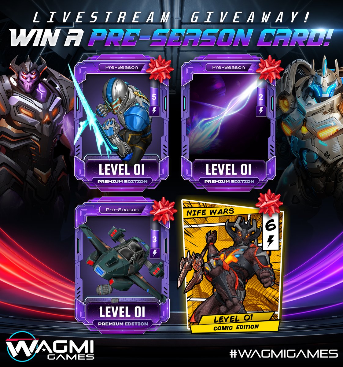 Ummmm, no.. your eyes DO NOT deceive you!

Tonight I will be giving away a <a href="/WagmiGameCo/">NiFe WARS | WAGMI Games</a> LEGENDARY ALIEN EMPEROR - COMIC EDITION!

HOW TO WIN: 
✅LIKE &amp; RT
✅Comment #WAGMIGAMES
✅TUNE INTO THE <a href="/kick/"></a>  LIVESTREAM <a href="/7pm/">Huong Le</a> EST
⬇️⬇️⬇️
kick.com/wagmigames

You can ONLY win