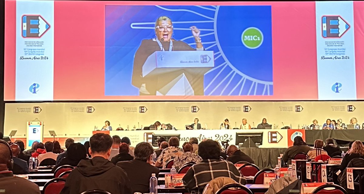 mcricker's tweet image. .@AFTEVPDeJesus calls on #EICongress to defend Indigenous peoples’ rights through trade unionism. 💪
#RealSolutions