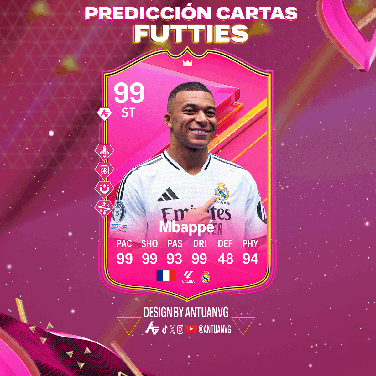 FUTTIES FC 24 🩷

Mbappé 🇫🇷

Se agradece tu❤️y🔁

#FUTTIES  #FC25   #EAFC24  #eafc #EAFC25 #Mbappe #Mbappé