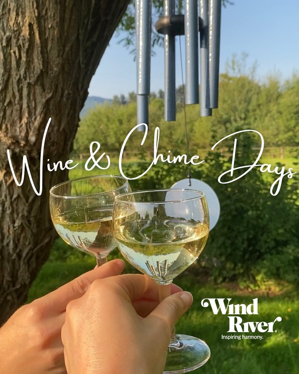 Introducing Wind River's Wine and Chime Days... ✨
Throughout the month of August, we'll offer you custom wine and chime pairings to celebrate every last drop of summer 🥂

But first, what is your favorite kind of summer wine?
#winelover #backyard #summersound
