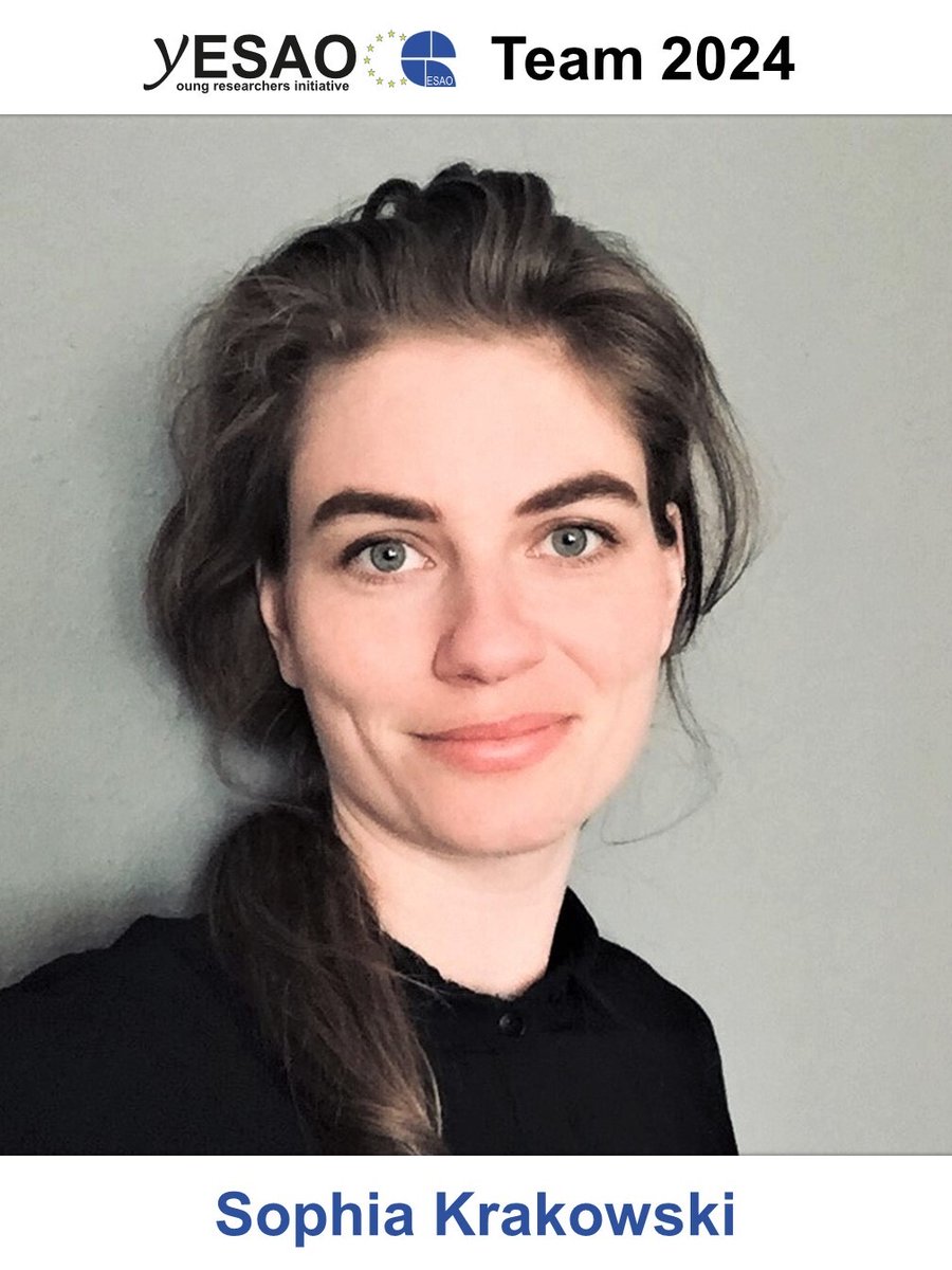 CoreTeam2024 22/22 Sophia Krakowski "My research is about the isolation of circulating tumor cells. This includes e.g. fluorescence microscopy, blood experiments and cell-repellent nanostructuring. The yESAO in Bergamo motivated me to join the Core Team in 2024."