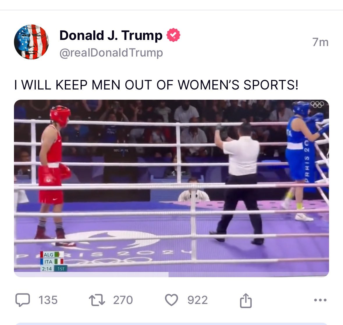 AriDrennen's tweet photo. Algeria sending a trans boxer to the Olympics would be huge news to LGBTQI Algerians, who face multiple years in prison if they are caught. This lie is vile, sick, and WEIRD https://t.co/B9YzYS24In