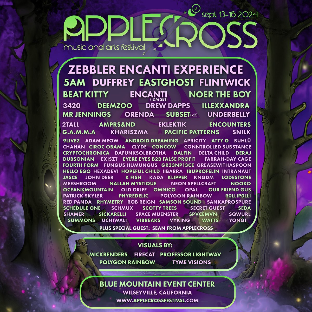 My flight is booked and I'm ON THE LINEUP! Who is coming out to the mountains in Cali? I'm very excited for this.... Jasce live set inc. :)