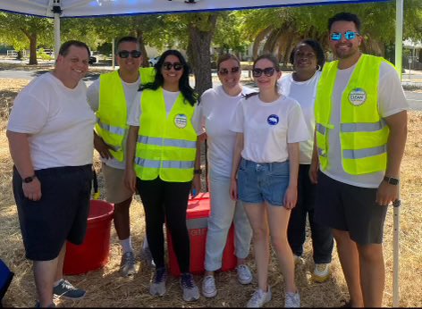 SenatorAshby's tweet photo. It was  great morning cleaning up the Northern @TheCityofSac Bike Trail with @CaltransDist3 and Councilmember @ShounThao! 

Thank you to all of the great volunteers who joined us today! 

It’s eatimated in the next 3 years that #CleanCA will remove 1.2 million cubic yards (or 21,000 tons of trash!) from our state system alone. 

To find events in your community, visit: https://t.co/SxiNrfMija