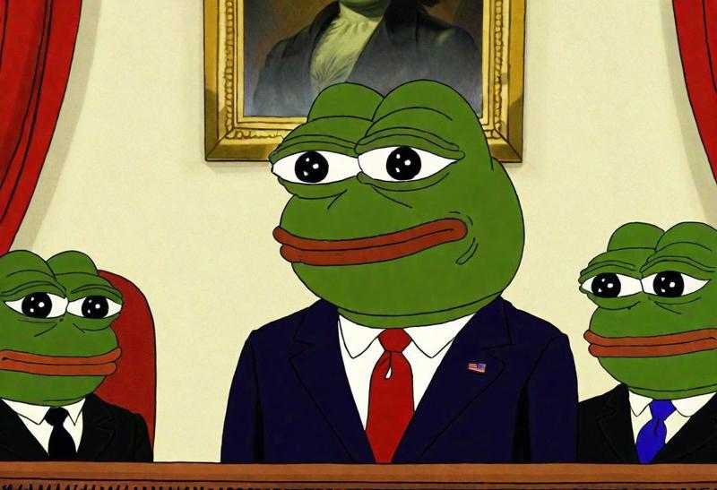President Pepe. $PEPE $SOL