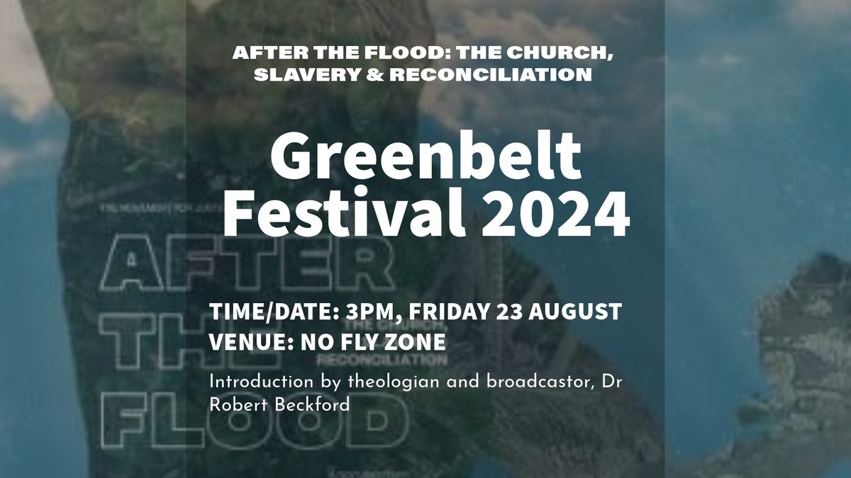atfdocumentary's tweet image. After the Flood is screening at this year&apos;s @greenbeltfestival at 3pm on Friday 23 August at the No Fly Zone venue. The film will be introduced by theologian and broadcaster Dr Robert Beckford. @mjr_uk @atfdocumentary #FaithOnFilm #SUMMER2024  #Northampton #Festivals