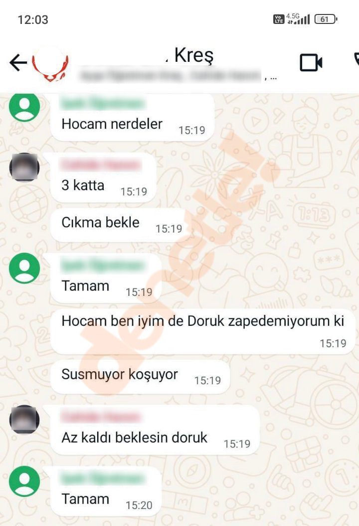 Adıyaman'da bir kreşte yaşanan skandal olayda, kreşte yapılan denetimler sırasında çocukların çatıya çıkarılarak yağmur altında bekletildiği iddiası üzerine aileler kreş yetkililerini savcılığa şikayet etti.