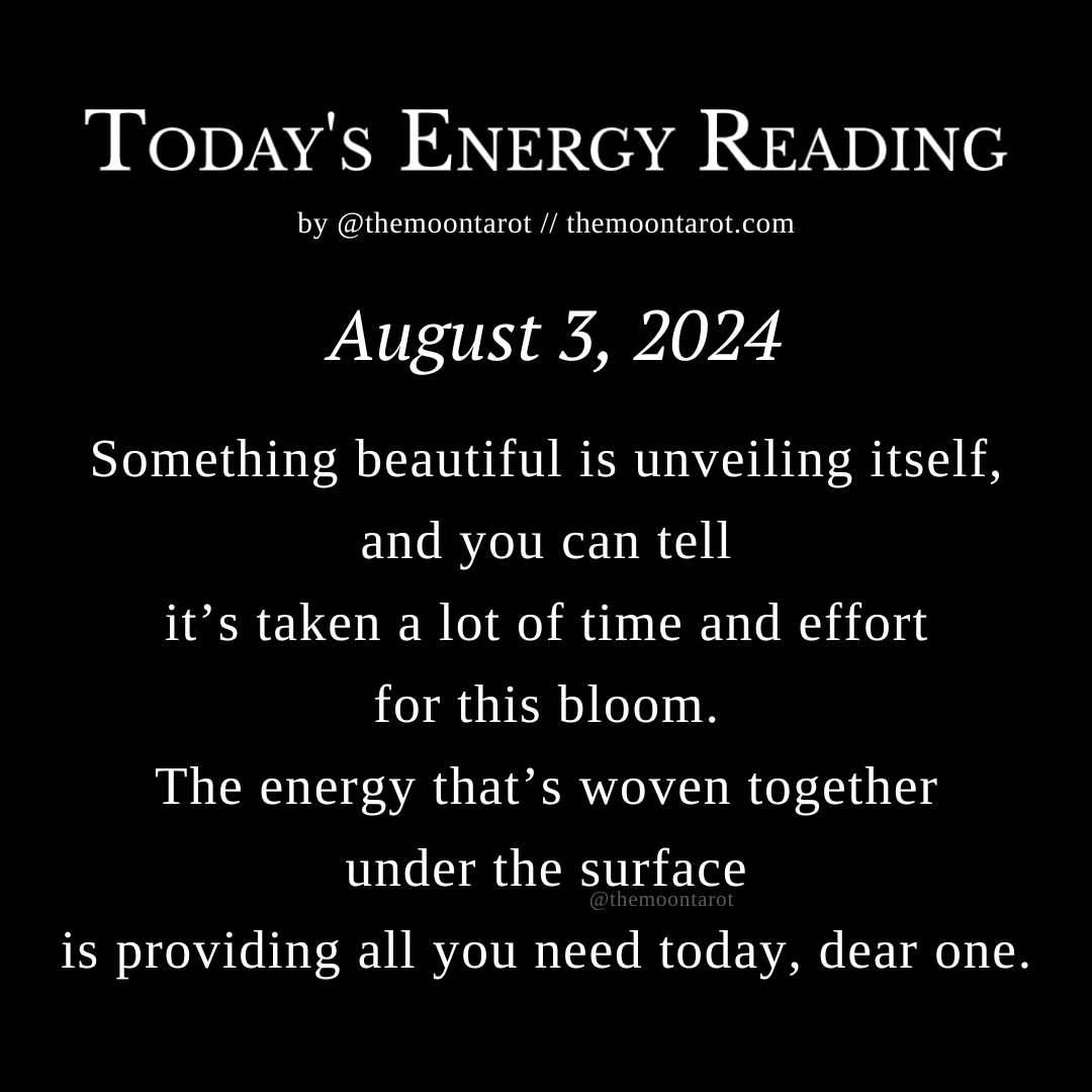themoontarot_'s tweet photo. Today's Energy Reading: August 3, 2024 https://t.co/Mp9CPwps74