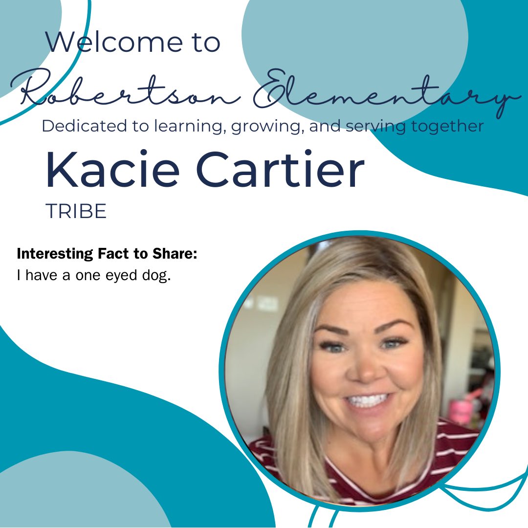 Robertson Elementary (@robertson_elem) on Twitter photo Welcome to Robertson, Kacie! Welcome to Robertson, Kacie!