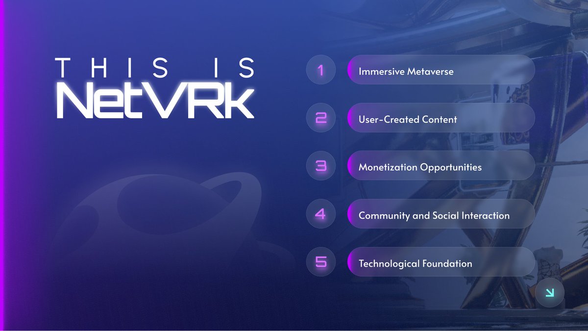 🚀Welcome to NetVRk! Dive into our thread to discover what we’re all about 🌐

Read on to see why NetVRk is the future of the metaverse in the crypto space!

#Metaverse #Crypto #Blockchain #Web3