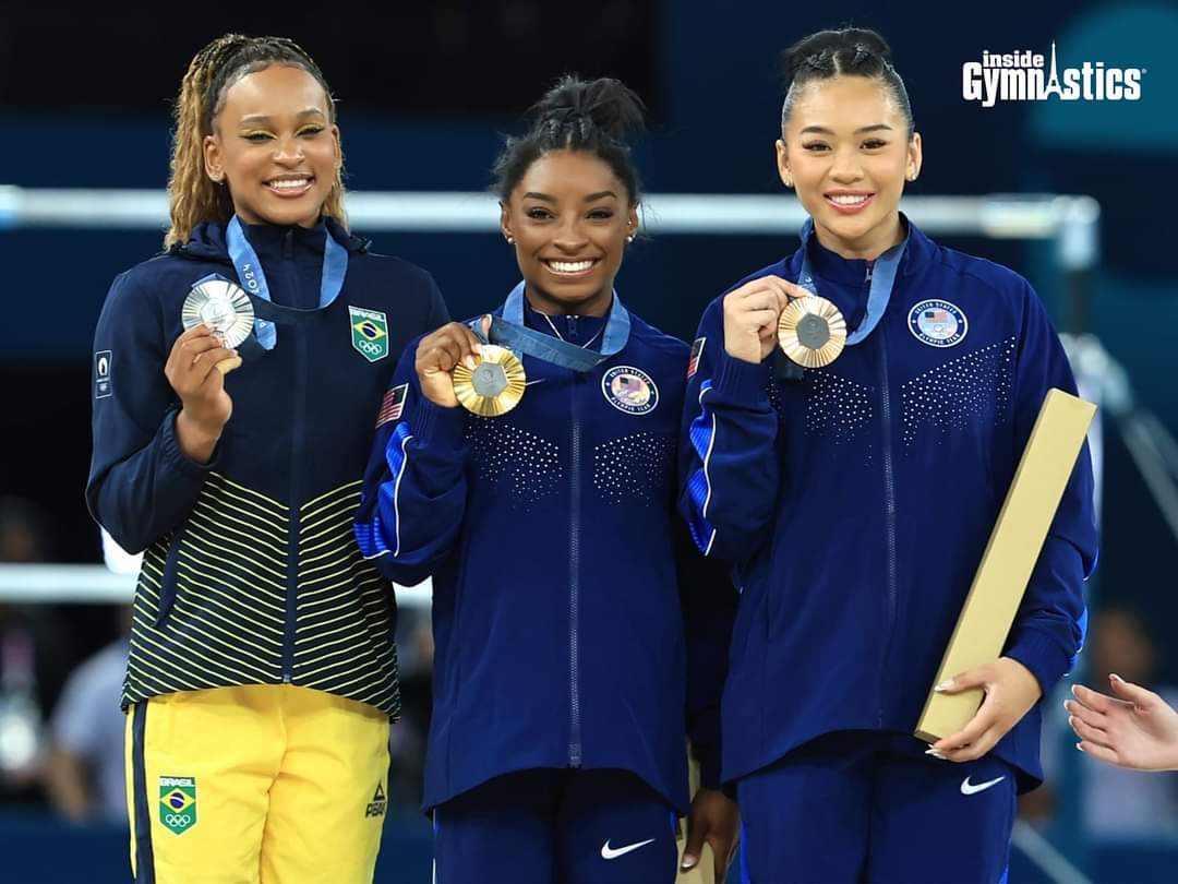 🥇🥈🥉One of the most epic podiums in gymnastics history! Simone Biles (USA), Rebeca Andrade(BRA) and Sunisa Lee (USA) showcased brilliant gymnastics and each have such compelling stories in their journeys to the Paris 2024 Games. Congratulations!!!

📷 Ricardo Bufolin for Inside