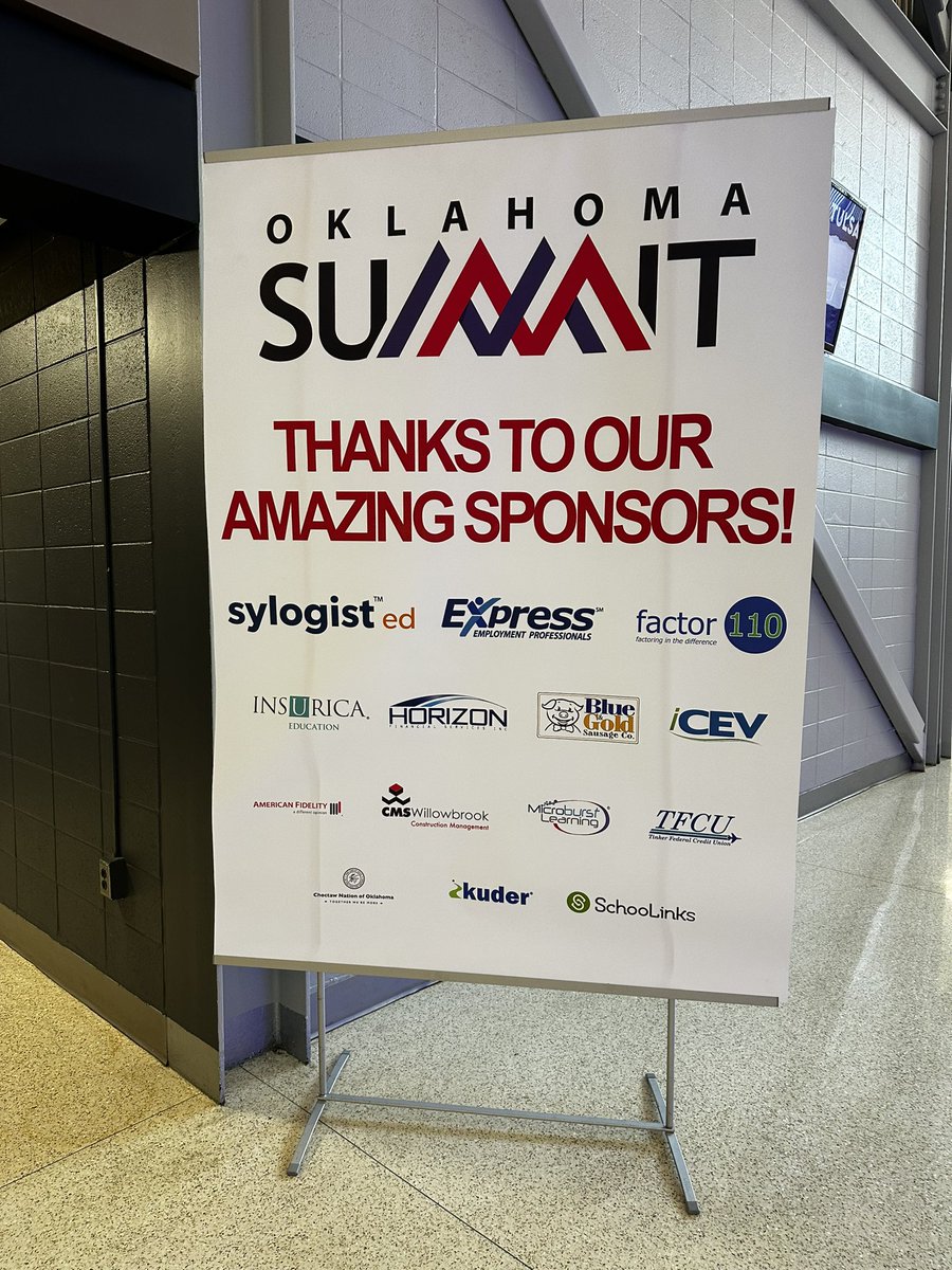 okcareertech's tweet photo. Thank you to our amazing sponsors of #OKSummit24! #okacte https://t.co/x4dXayD3tN
