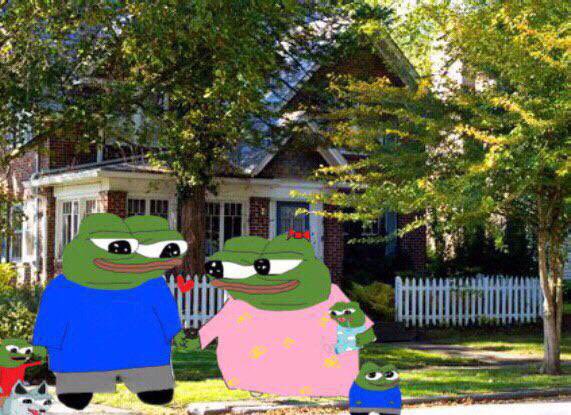 The Frog Family. $PEPE $SOL #PeoplesPepe #FrogFam