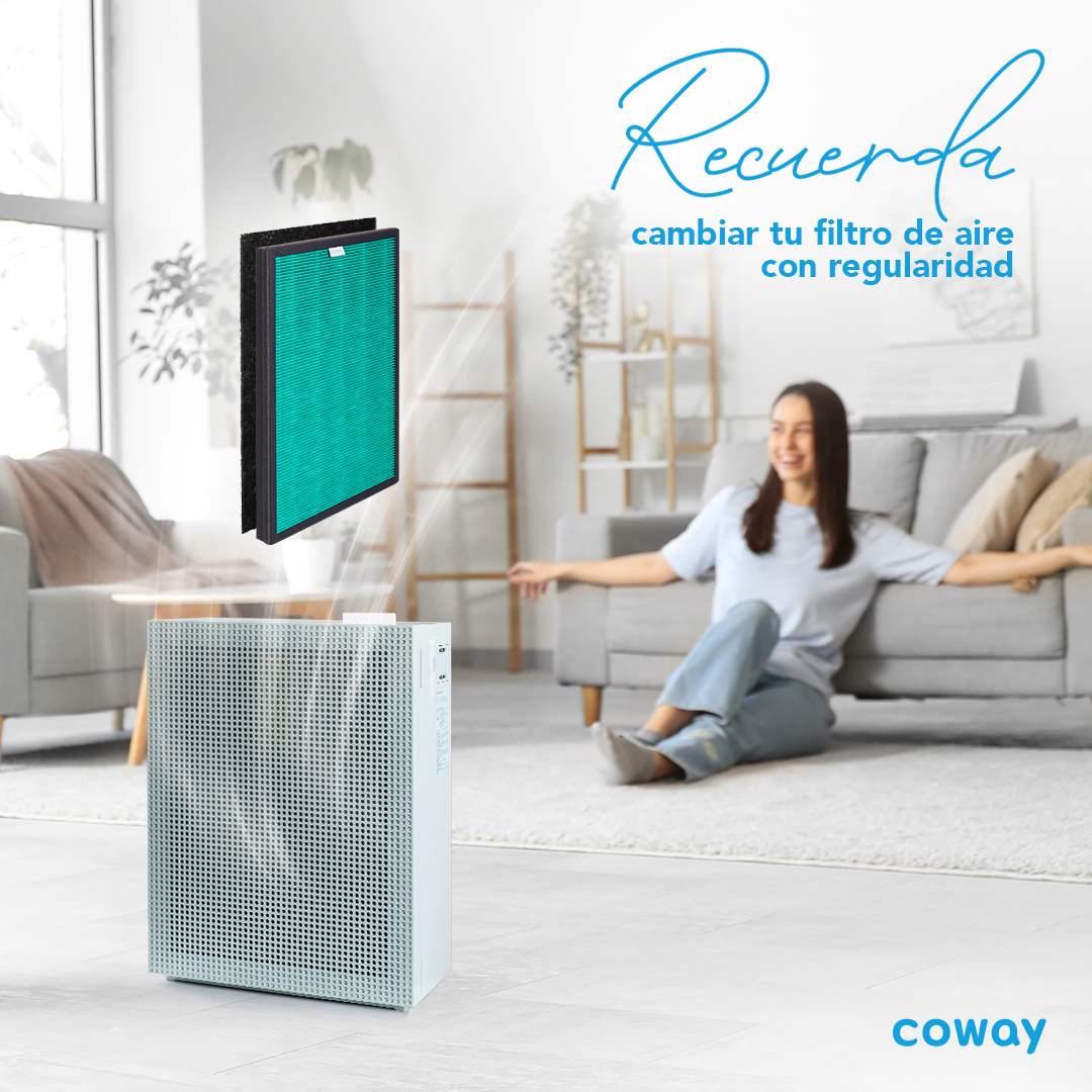 cowaydo's tweet photo. ¡Mantén tu Airmega en su mejor forma! 💨

 Recuerda cambiar los filtros HEPA anualmente y los de ODOR cada seis meses, antes de que el dispositivo te lo indique.

 ¡Así tu purificador seguirá funcionando de manera óptima todo el año!
#CowayDO #CowayTips #AireLimpio https://t.co/IfnvASuvEE