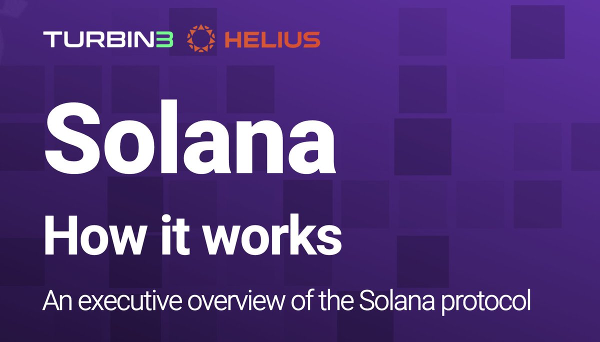 big news

no one knows how Solana works

now they will

we teamed up with some gigabrains to release the master overview of Solana and its pieces

simple, easy to read, not long, and extremely valuable for anyone in crypto