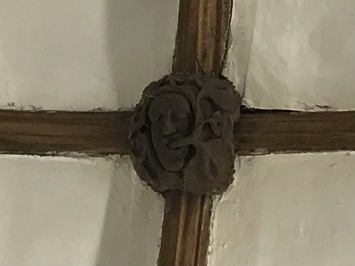 Another good find this Monday. 
Green Man/foliate spewing head. Cotehele, Cornwall.