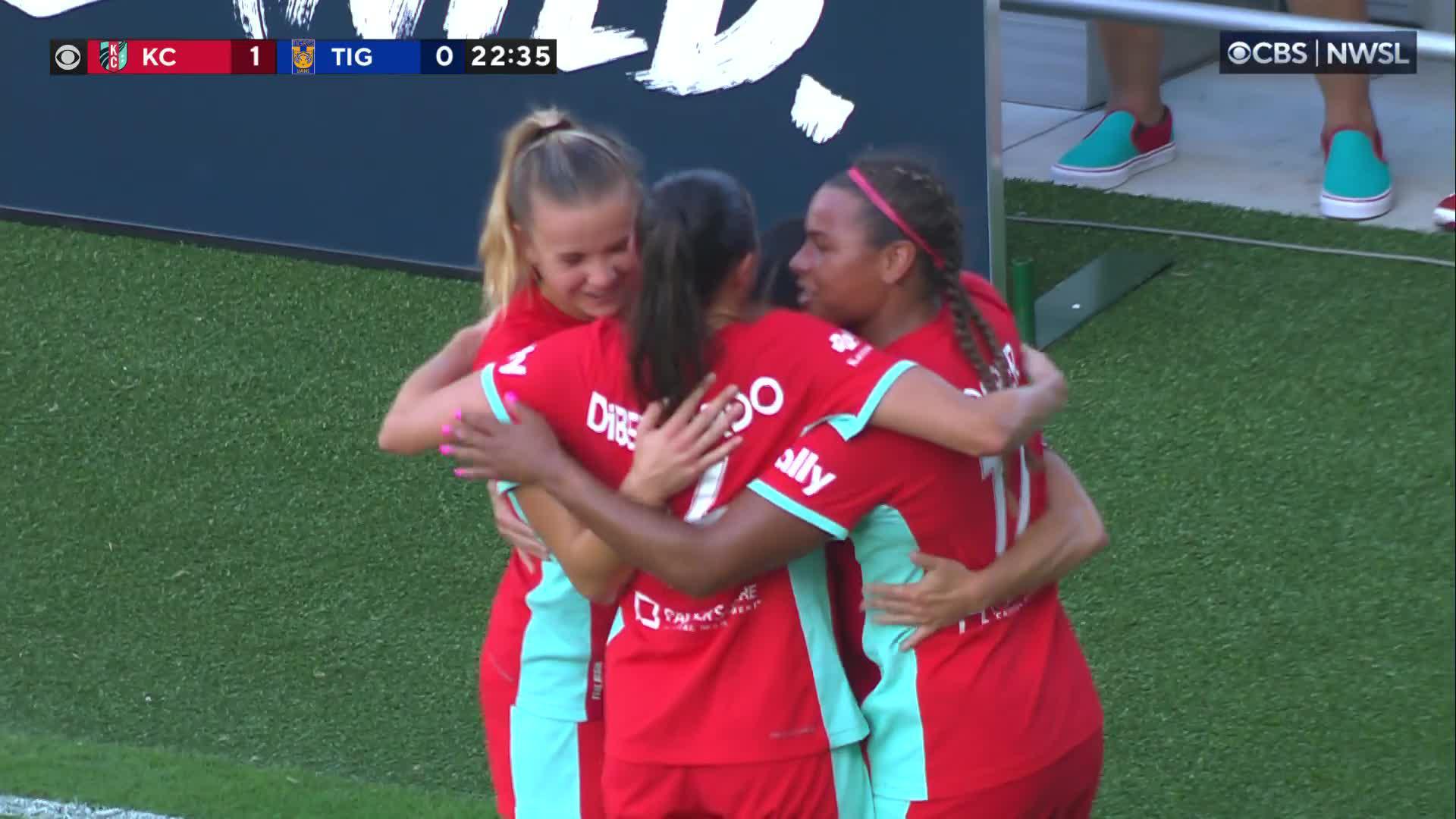 Come for the goal, stay for the celly!We see you @L0momma!