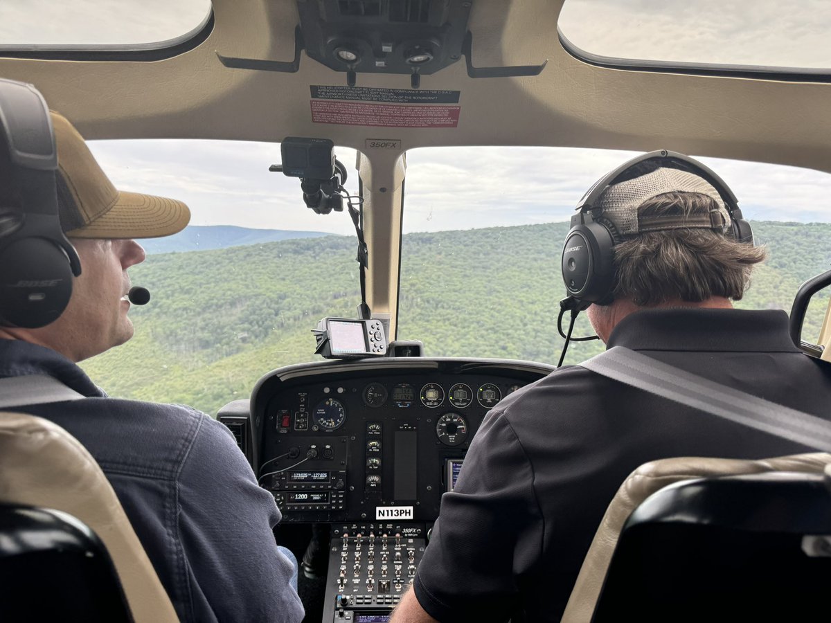 Shalennial's tweet photo. Took to the skies today to inspect Mountain Valley Pipeline… Originally, I had a tremendous amount of respect for our energy workers, but after 6 hours inspecting this line, my appreciation for our pipeliners is on another level!#UnleashAmericanEnergy https://t.co/zMjbkAwWDj